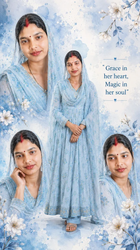 Grace in Her Heart Portrait Promts