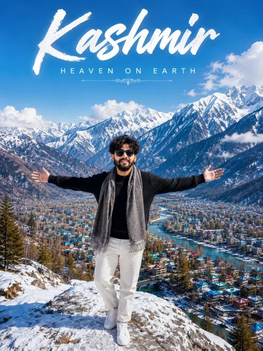 Kashmir Ice Mountains & Stunning Valley View