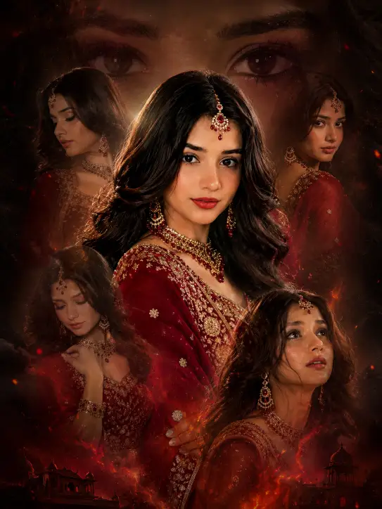 Dramatic Indian Beauty Girl Promts